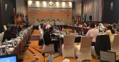 بدء الجلسة الأولى من اليوم الأخير لمؤتمر النواب العموم الأفارقة والأوربيين بشرم الشيخ
