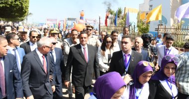 صور.. نرصد احتفالات محافظة البحيرة بعيدها القومى برشيد