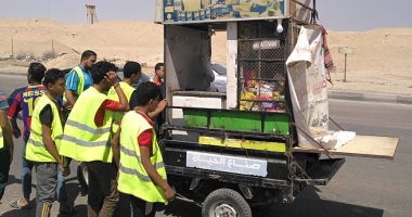 فحص 34 مشتبها بهم فى حملة بالمنطقة الأثرية بالهرم 
