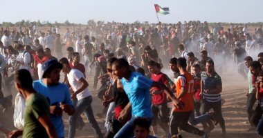 شهيدان و112 مصابا حصيلة اعتداء الاحتلال على مسيرات الفلسطينيين فى غزة
