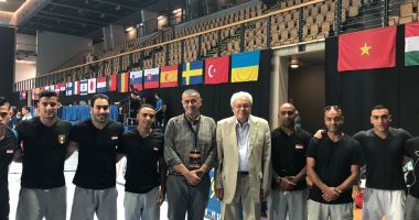 رئيس جالية مصر بالمجر يؤازر منتخب الجمباز المشارك بكأس العالم