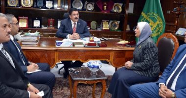 محافظ القليوبية يجتمع برئيس هيئة ضمان الجودة لرفع كفاءة الخدمة التعليمية