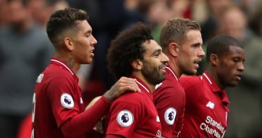 محمد صلاح يفك النحس ويسجل فى ثلاثية ليفربول ضد ساوثهامبتون بالشوط الأول