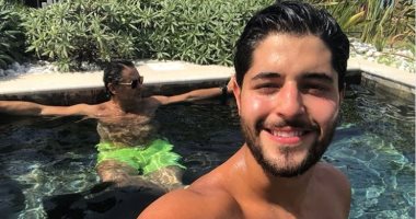 فيديو.. راغب علامة يهدى أغنية "توأم روحى" لابنه خالد