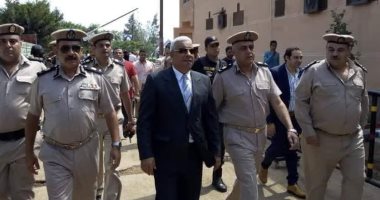 مدير أمن كفر الشيخ يتفقد القافلة الأمنية ببيلا