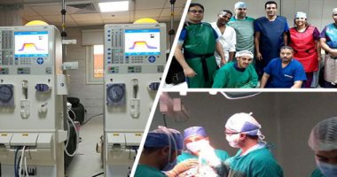 صور.. الأقصر تواصل مهمتها فى إنهاء قوائم الانتظار بالمستشفيات بمبادرة الرئيس.. "وكيل الصحة": 50 ماكينة غسيل كلوى أنهت قوائم الانتظار بمستشفى الأقصر العام.. وقافلة طبية بالقرنة تفحص 3177 حالة وتجرى 172 عملية