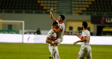  صور.. أوباما يحرز الهدف الثانى للزمالك أمام المقاولون العرب بأسيست رائع من السعيد
