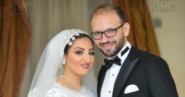 حمادة هلال وأحمد جمال وأنور يشاركون الزميلين ذكى مكاوى وهدير الصادق فرحة ليلة العمر