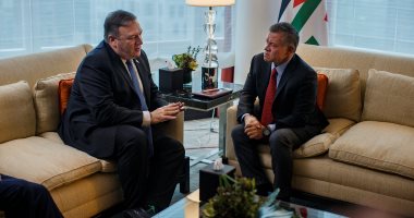 صور.. العاهل الأردنى يلتقى وزير الخارجية الأمريكى مايك بومبيو فى نيويورك