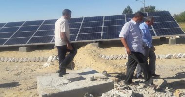 صور.. استكمال تشغيل الآبار بالطاقة الشمسية فى الوادى الجديد بتكلفة 60 مليون جنيه