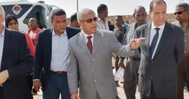 محافظ أسوان يتفقد الموقف الدولى بوادى كركر بتكلفة 25 مليون جنيه
