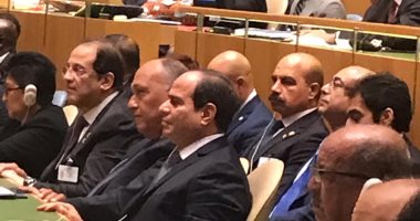 مصادر: كلمة السيسى تتضمن مبادئ ثلاثة خاصة بالأمم المتحدة 