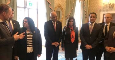 صور.. وفد البرلمان المصرى برئاسة "عبد العال" يلتقى رئيس جمهورية أيرلندا