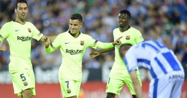 فيديو.. برشلونة يتفوق على ليجانيس 0/1 فى الشوط الأول بالليجا 