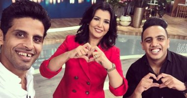 اطلالة مختلفة لأوس أوس وحمدى المرغنى مع منى الشاذلى فى "معكم" على cbc