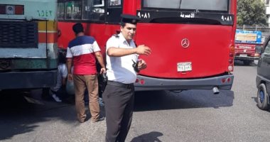 كثافات مرورية بسبب أتوبيس معطل أعلى محور الثورة اتجاه مصر الجديدة