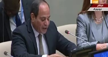 السيسى: أهداف التنمية المستدامة لن تتحقق إلا بالتمويل اللازم