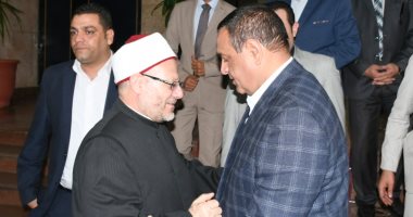 صور .. محافظ البحيرة يستقبل الدكتور شوقى علام مفتى الجمهورية