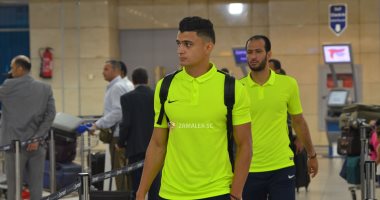 عمر السعيد فى غرفة ملابس الجونة بعد ثلاثية الزمالك