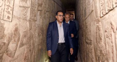 رئيس الوزراء يتفقد معبد دندرة الأثرى خلال جولته بقنا