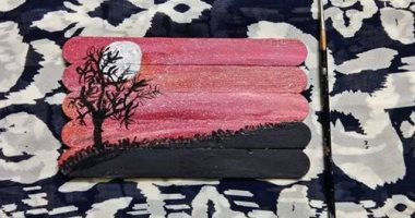 قارئة تشارك بلوحات فنية رسمتها بالرصاص والماندلا 
