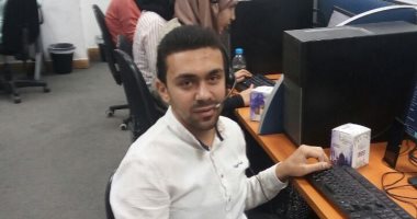 فتحى شاب كفيف يوجه رسالة إنه قادر على تحدى الإعاقة بقوة الإرادة
