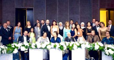 تامر حسنى والعسيلى والليثى ودينا يشعلون حفل زفاف "عمر" و"ياسمينا"