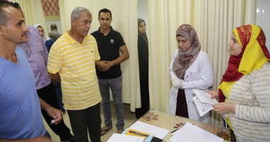 محافظ المنوفية يتفقد معهد الكبد بمدينة شبين الكوم وكنيسة الأنبا صرابامون