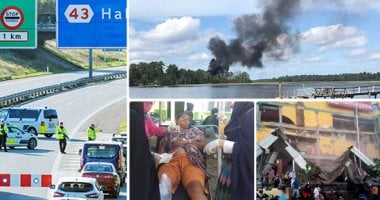 صور.. العالم هذا الصباح.. عشرات القتلى بعد زلزال عنيف وتسونامى فى إندونيسيا .. تحطم طائرة عسكرية أمريكية بولاية كارولينا الجنوبية.. الدنمارك تغلق جسرين رئيسيين وتوقف حركة العبارات مع السويد وألمانيا
