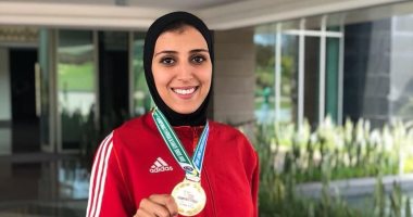 جيانا فاروق تشارك فى تدريبات منتخب الكاراتيه بعد التعافى من كورونا