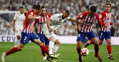 التعادل السلبى يحسم الشوط الأول من لقاء ريال مدريد ضد أتلتيكو 