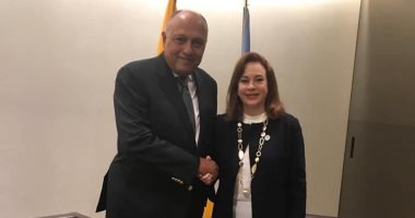 وزير الخارجية يلتقى بالرئيسة الجديدة للجمعية العامة للأمم المتحدة
