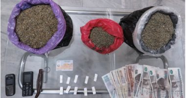 ضبط 40 طربة حشيش و 10جرام هيروين وكميات من الاستروكس بحملة مكافحة المخدرات