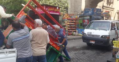 صور. . قوات أمن الجيزة تواصل حملات إعادة الانضباط بأنحاء المحافظة
