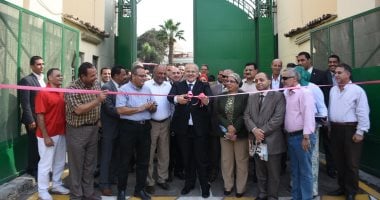 الخشت يفتتح المرحلة الأولى من تجديدات المدينة الجامعية بجامعة القاهرة.. صور
