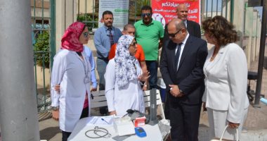 محافظ الغربية يتفقد حملة التبرع بالدم بالتعاون مع مركز الدم الإقليمى بطنطا
