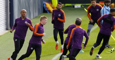 دى بروين يعود لتدريبات مانشستر سيتى بعد غياب 47 يوما.. صور