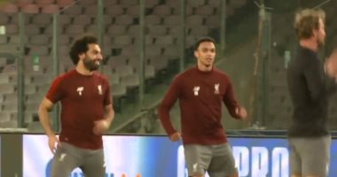 شاهد.. تدريب ليفربول الأخير قبل لقاء نابولى بدورى أبطال أوروبا