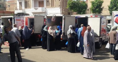 فيديو.. مباحث التموين تنظم قافلة لبيع السلع الغذائية بأسعار مخفضة بالسنطة