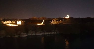أثار أسوان تنتهى من رفع كفاءة جزيرة الفنتين وإنارة معبد ادفو بالكامل