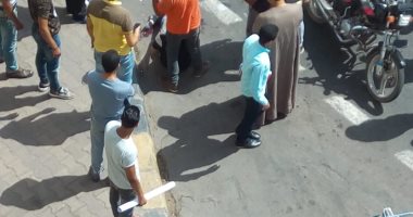 قارئ يشارك بصور أتوبيس يصدم شابا بمحيط جامعة القاهرة                                         