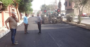 مجلس مدينة الأقصر ينتهى من رصف الجهة الغربية بشارع خالد بن الوليد السياحى