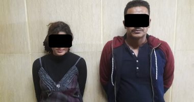 سقوط رشدى ودنيا المتهمين بسرقة المواطنين بالإكراه فى البدرشين 