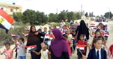أهالى قرية النصر بشمال سيناء ينظمون احتفالاً شعبيًا بذكرى نصر أكتوبر