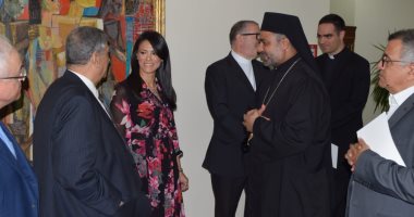 وزيرة السياحة تبحث مع الوفد الكاثوليكى الإيطالى "رحلة العائلة المقدسة"