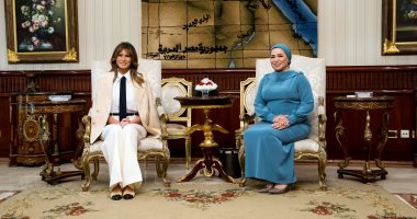 ميلانيا ترامب تغادر القاهرة بعد زيارة لمصر استغرقت عدة ساعات
