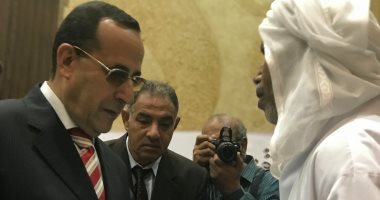 صور.. محافظ شمال سيناء يستعرض تاريخ أرض الفيروز في احتفالية أكتوبر  ويكرم أسر الشهداء