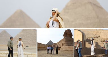 صور.. صحف العالم تبرز زيارة قرينة الرئيس الأمريكى لمصر.. "واشنطن بوست": ميلانيا ترامب بجوار أبو الهول العظيم.. "ديلى ميل": السيدة الأولى أمام الأهرامات.. وبيلد الألمانية: ميلانيا تدعم "كافانو" من القاهرة