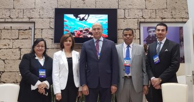 سفير مصر بأوكرانيا يشيد بالجناح المصرى فى معرض "UITM" السياحى الدولى