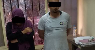 سقوط "نرجس" وشريكها "محفظة" لاتهامهما بالإتجار بمخدر الحشيش فى الوراق 